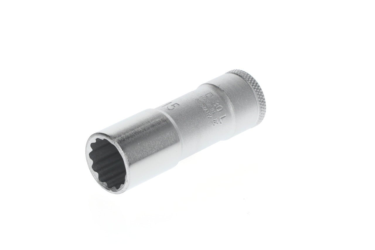 D 30 L - Vasos Unit Drive de 3/8" para tornillos de perfil hexagonal, modelo largo - Ferrotecnia