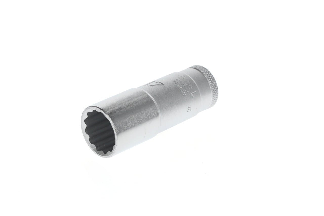 D 30 L - Vasos Unit Drive de 3/8" para tornillos de perfil hexagonal, modelo largo - Ferrotecnia