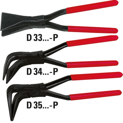 Bessey D3460P - Alicate de plegado curvado Bessey 45° (mangos revestidos con PVC) D34-60-P - Ferrotecnia
