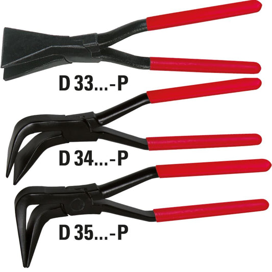 Bessey D3460P - Alicate de plegado curvado Bessey 45° (mangos revestidos con PVC) D34-60-P - Ferrotecnia