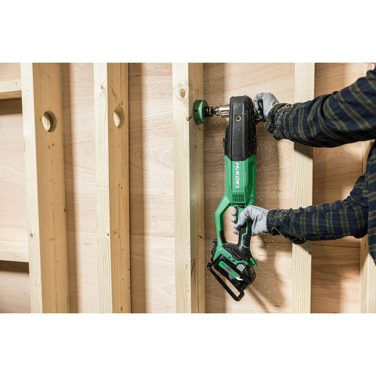 Hikoki D36DYAW4Z - Taladro angular de batería D36DYAW4Z