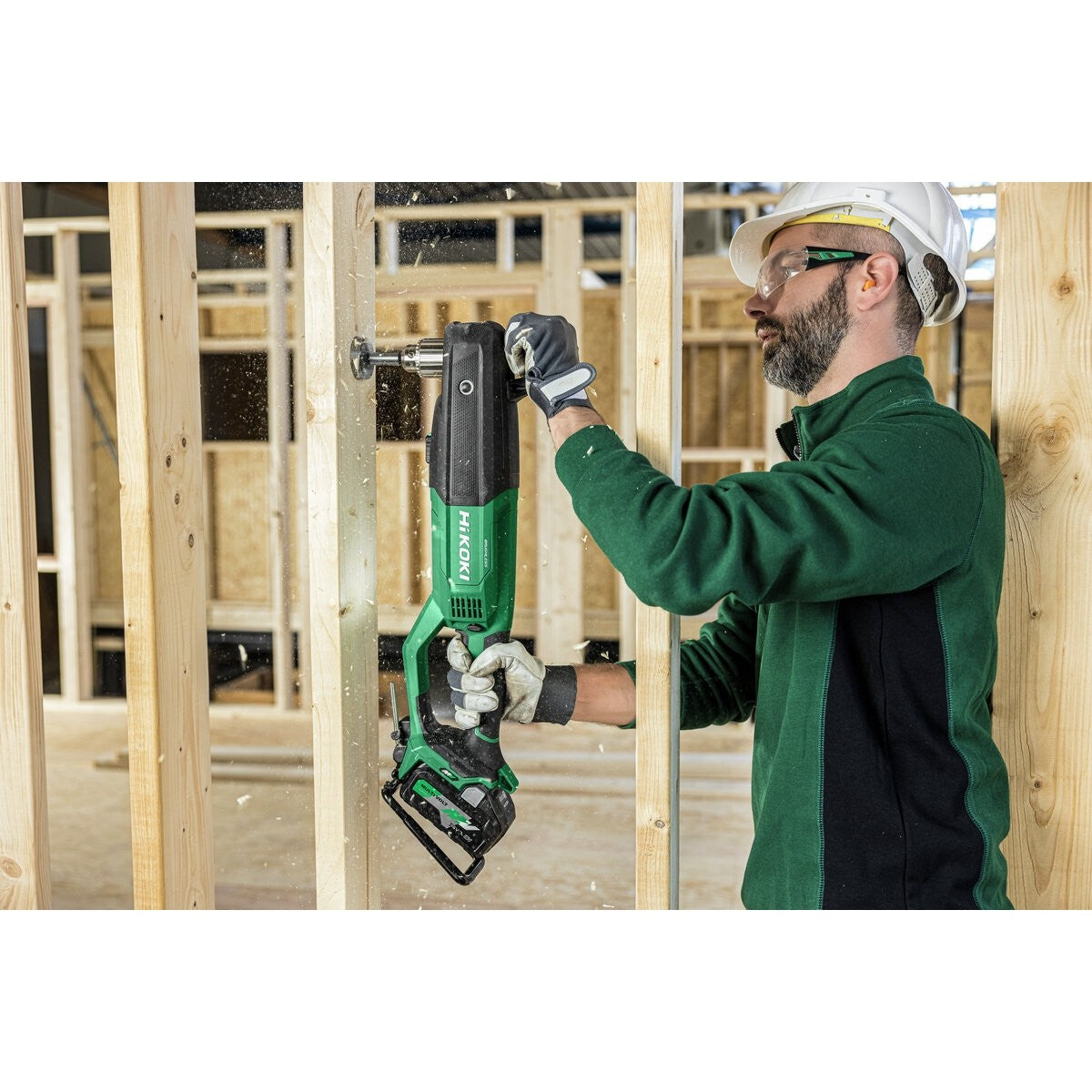 Hikoki D36DYAW4Z - Taladro angular de batería D36DYAW4Z