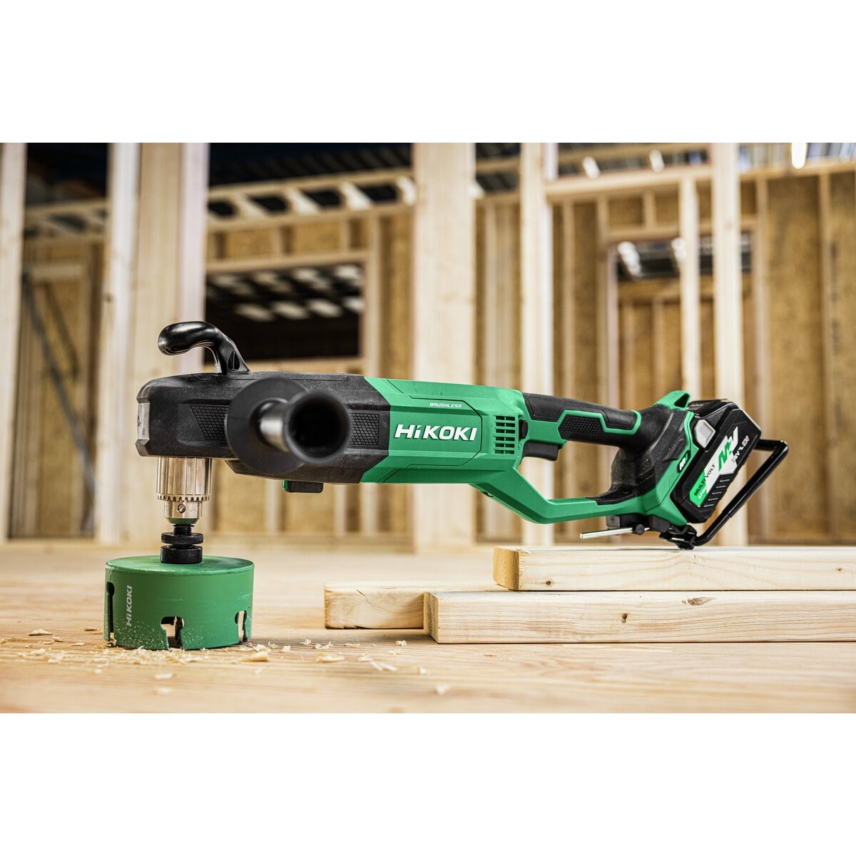 Hikoki D36DYAW4Z - Taladro angular de batería D36DYAW4Z