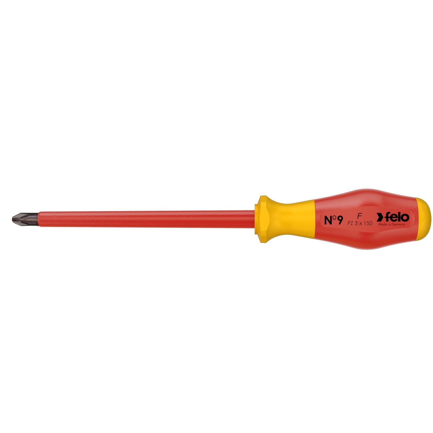 Felo 91430490 - Felo VDE insulated screwdriver Series No. 9 PH3x150 mm.