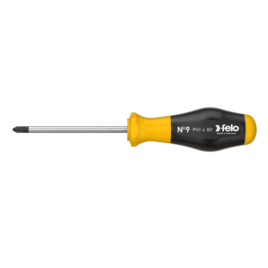 Felo 90210210 - Destornillador Felo Serie Nº 9 PH1x80 mm.