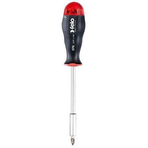 Felo 37604105 - Destornillador portapuntas con almacén telescópico y 8 puntas Felo Serie 376 (8 puntas)