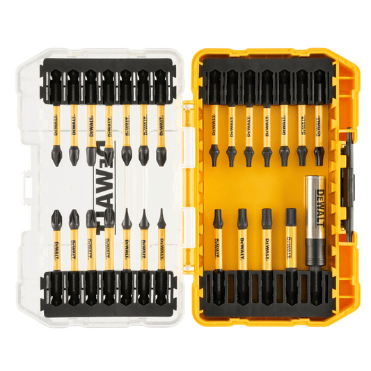 DEWALT 25 puntas de destornillador de torsión de impacto FLEXTORQ funda rígida XMS19DPZ2SET - Ferrotecnia