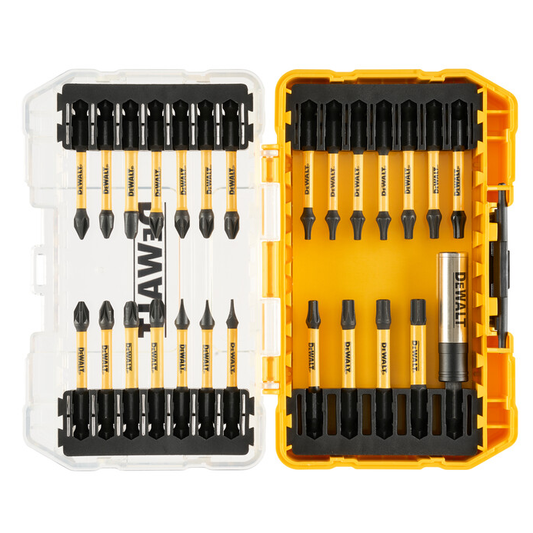 DEWALT 25 puntas de destornillador de torsión de impacto FLEXTORQ funda rígida XMS19DPZ2SET