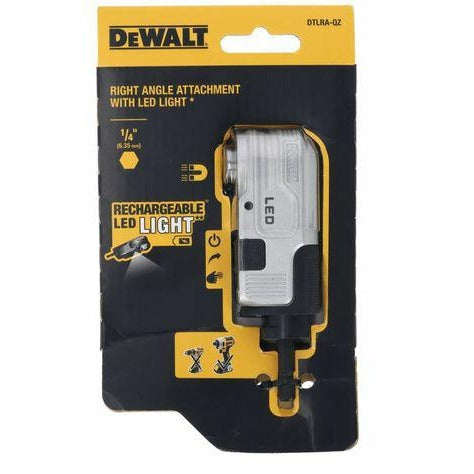 DEWALT Cabezal angular con luz LED FlexTorq, DTLRA-QZ