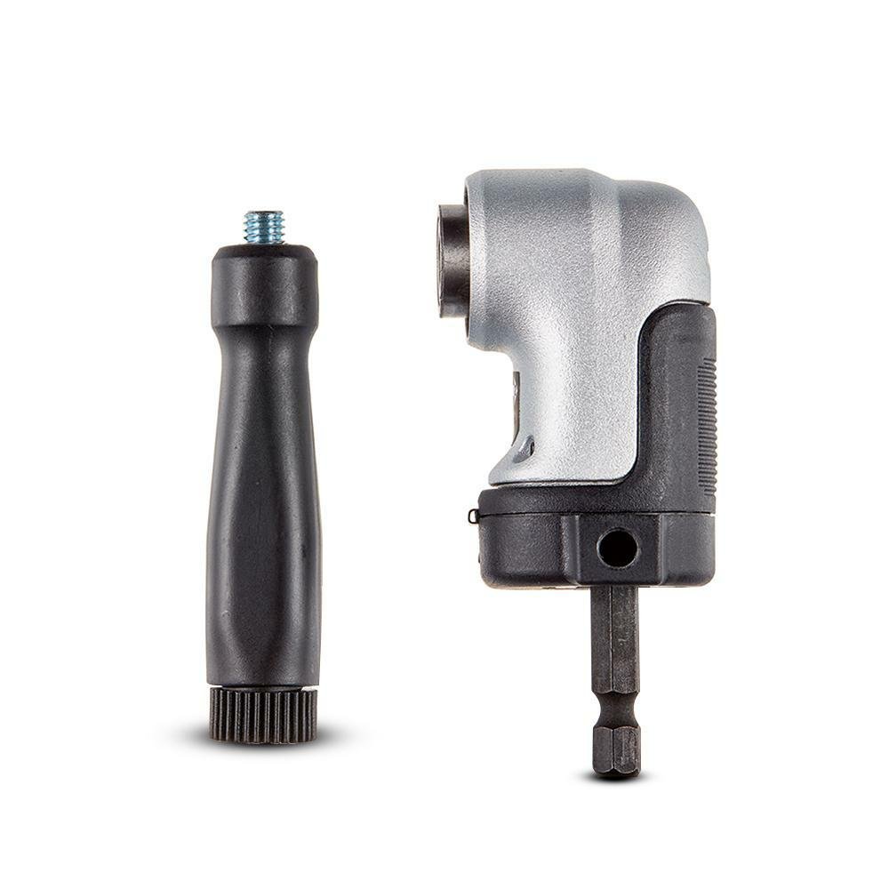 DEWALT DT20503-QZ - Adaptador angular para llave de impacto, Ultra compacto, Hexagonal de 1/4", Hasta 43Nm de torque, Uso en llaves de impacto a batería