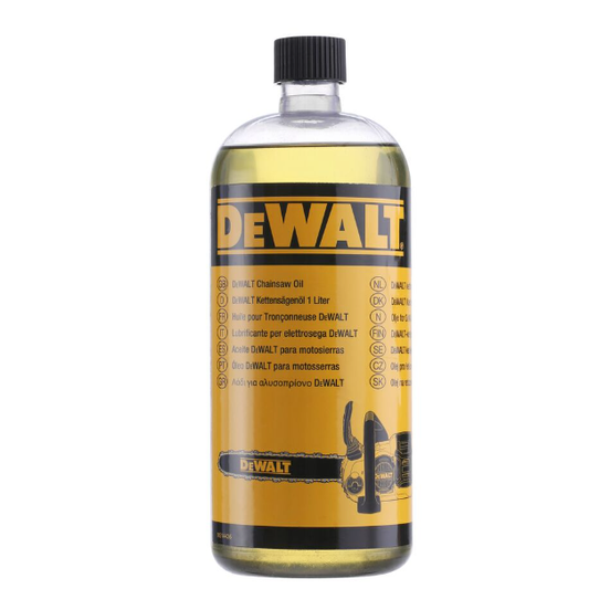 DEWALT DT20662-QZ - Aceite para motosierras. Apto para todas las motosierras