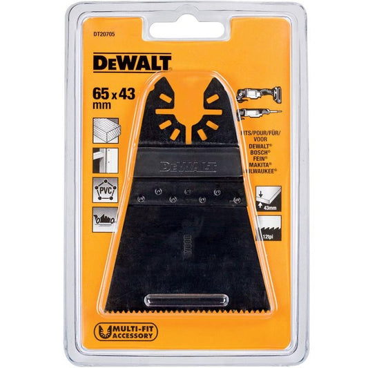 DeWalt DT20705-QZ Hoja de Sierra para un Corte rápido en Madera Ancha 66 mm x 43 mm, Arándano