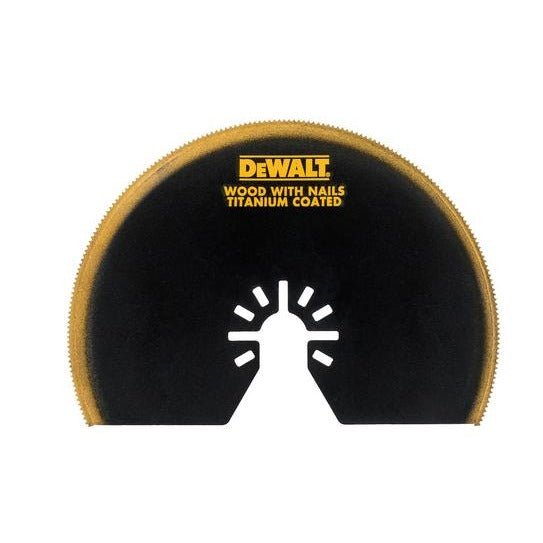 DeWalt DT20709-QZ - Hoja de sierra segmentada de titanio de 100 mm para multi-herramienta oscillante - Ferrotecnia