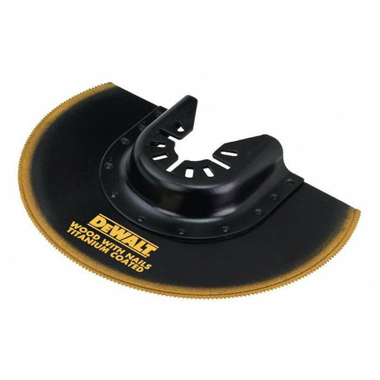 DeWalt DT20711-QZ DT20711-QZ-Hoja de Sierra de Titanio para Corte al RAS 100mm para Multi-Herramienta oscillante, 0 W, 0 V, Arándano