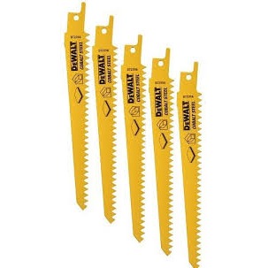 DeWalt DT2356-QZ - Hoja de sierra sable bi-metal, longitud 152 mm, paso de diente 1,8 mm, para cortes sin astillas en esca y ola