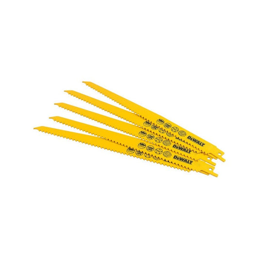 DeWalt DT2363QZ - Hoja para sierra de sable (22,8 cm, acero rico en carbono)