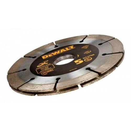 DeWalt DT3758-QZ - Disco mortero de 125 mm, segmento de 6,3 mm, diseño de doble disco