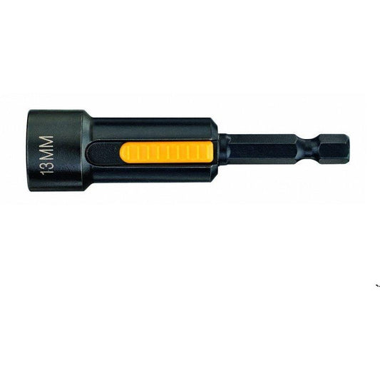 DeWalt DT7450-QZ - Llave de vaso hexagonal magnética de impacto, de limpieza fácil, 13 mm