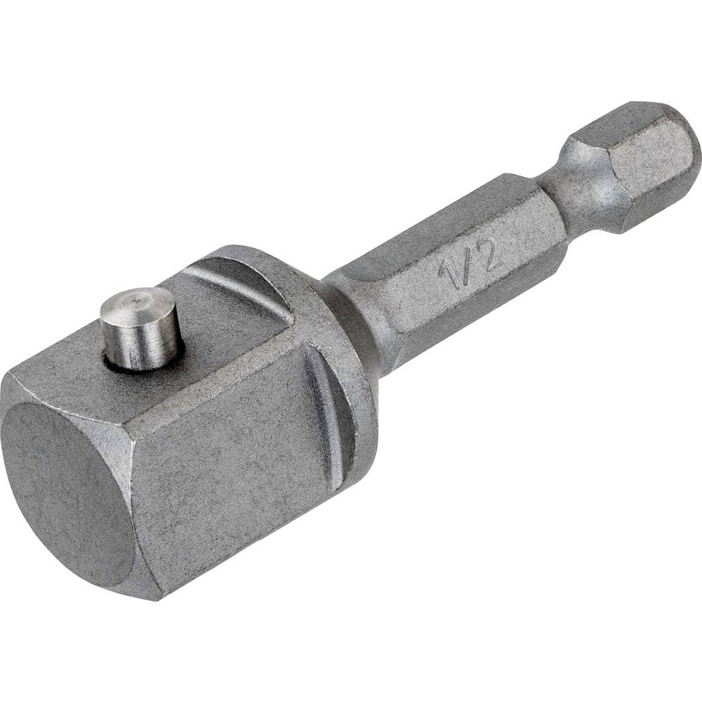 DeWalt DT7512-QZ - Adaptador de 1/4 hexagonal a 1/2 cuadrado para vasos de impacto