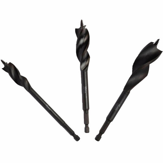 DeWalt DT90237-QZ DT90237-QZ-Juego de Brocas de Triple Flauta ext 152mm (16mm, 20mm 25mm)