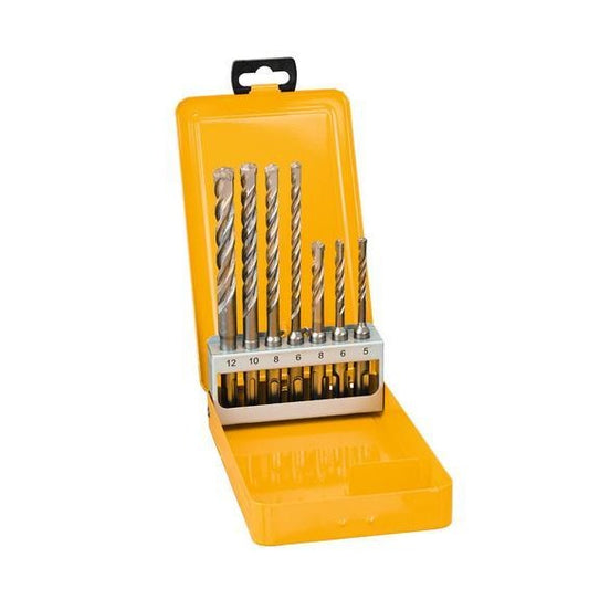 DeWalt DT9701-QZ - Pack de 7 brocas de percusión SDS-Plus Extreme 2, en caja metálica