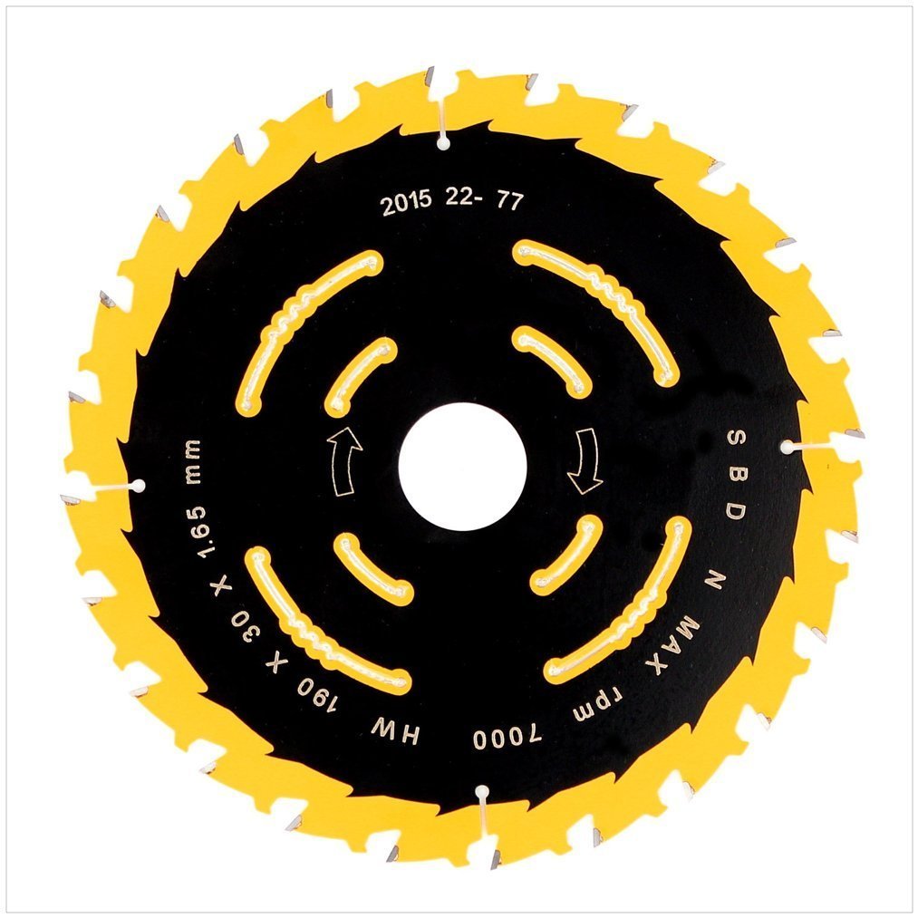 DEWALT ELITE CSB Hojas de sierra circular 190 mm 24 dientes, pack de 3, dientes de carburo, DT10399-QZ