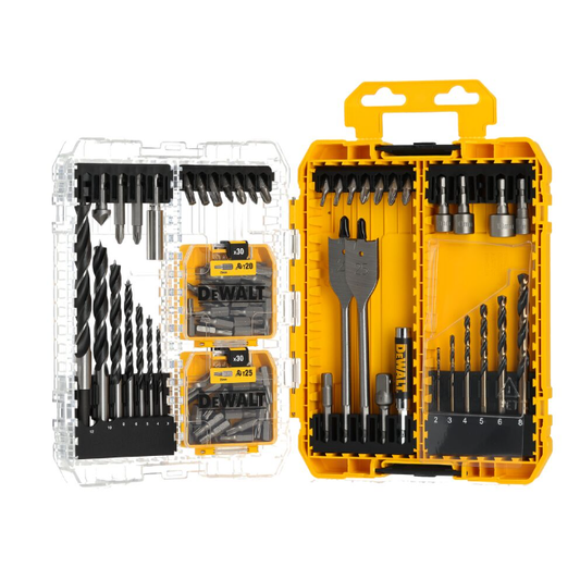 DEWALT Juego de 100 Piezas para atornillar y taladrar, DT70785-QZ