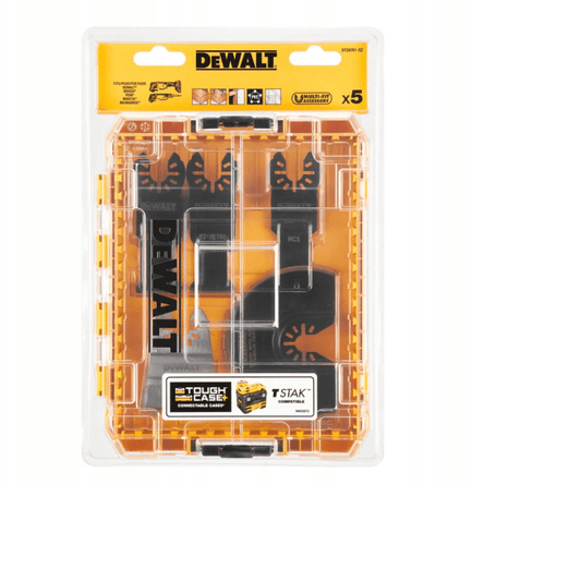 DEWALT Juego de 5 hojas para multi-herramienta oscilante, DT20761-QZ