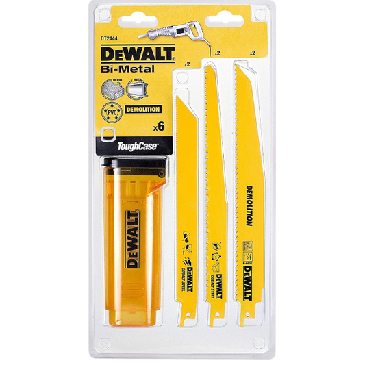 DeWalt Juego sierra de sable Mix, 6 teilig, DT2444