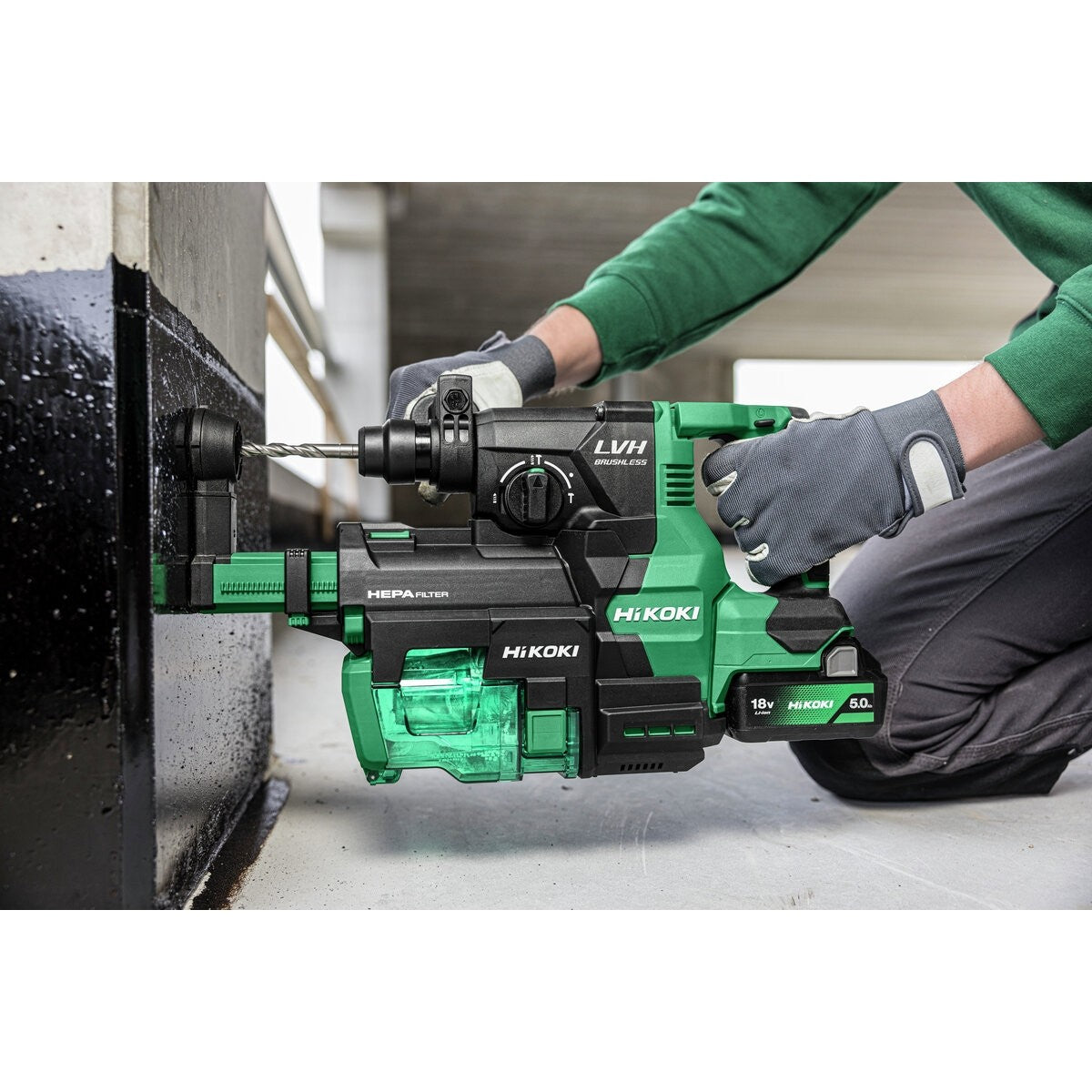 Hikoki DH1826DAW2Z - Martillo perforador de batería SDS-plus DH1826DAW2Z