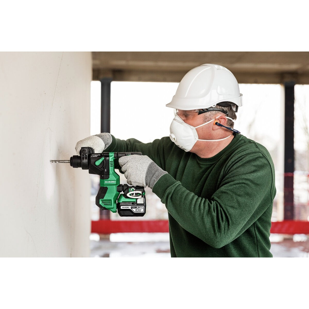 Hikoki DH18DPAW2Z - Martillo perforador de batería SDS-plus DH18DPAW2Z