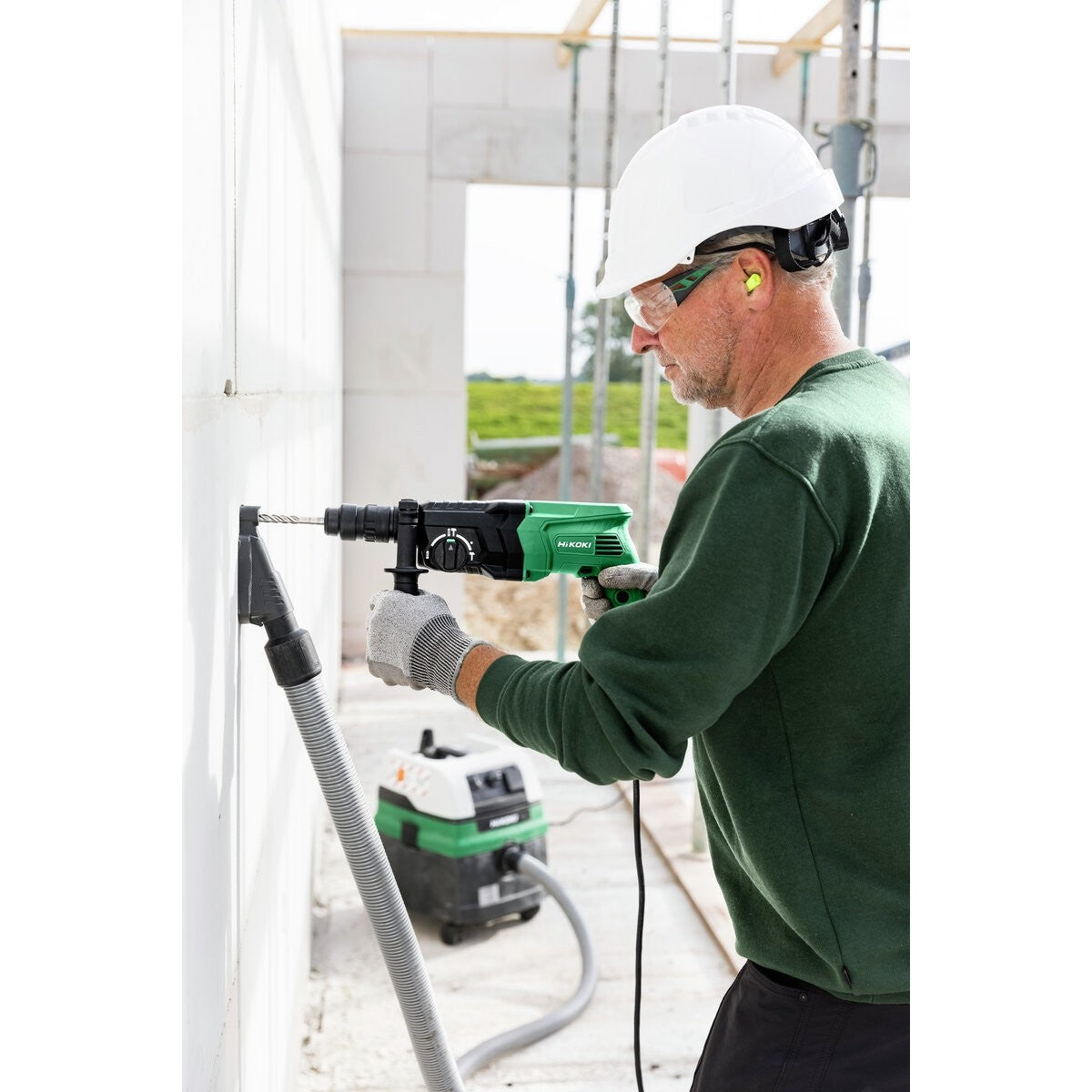 Hikoki DH24PMHWSZ - Martillo perforador SDS-plus DH24PMHWSZ