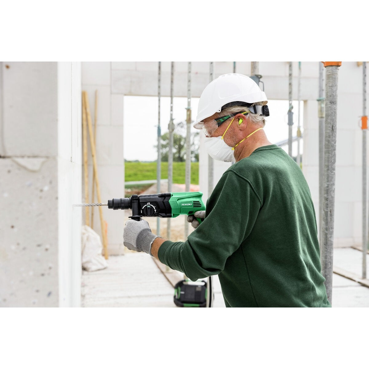 Hikoki DH24PMHWSZ - Martillo perforador SDS-plus DH24PMHWSZ