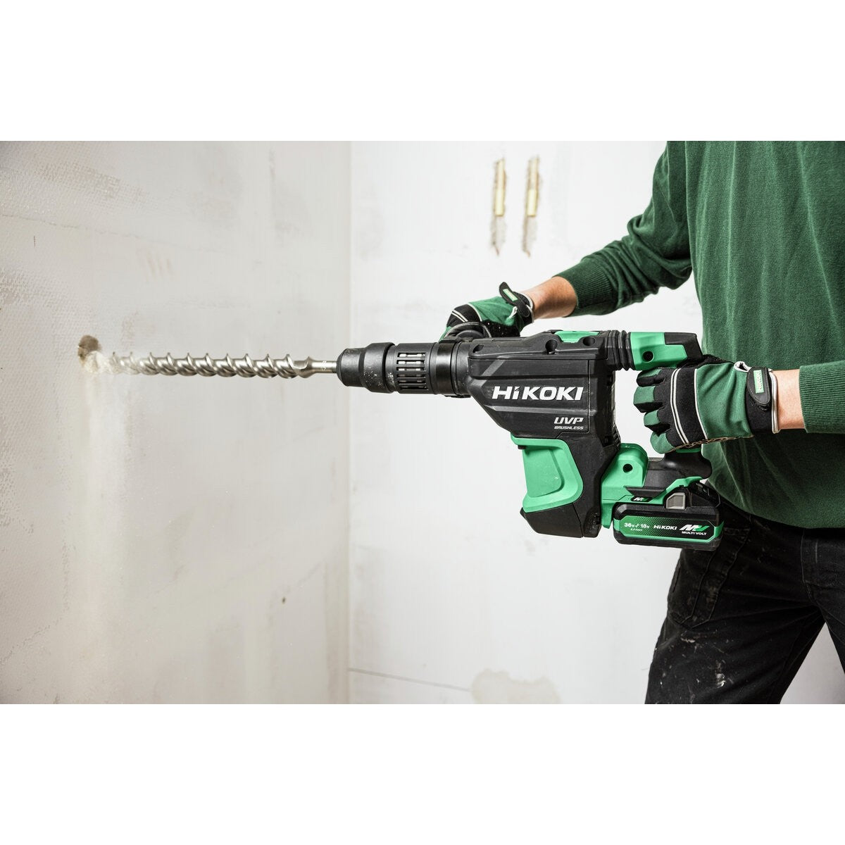 Hikoki DH3640DAW2Z - Martillo perforador de batería SDS-max DH3640DAW2Z
