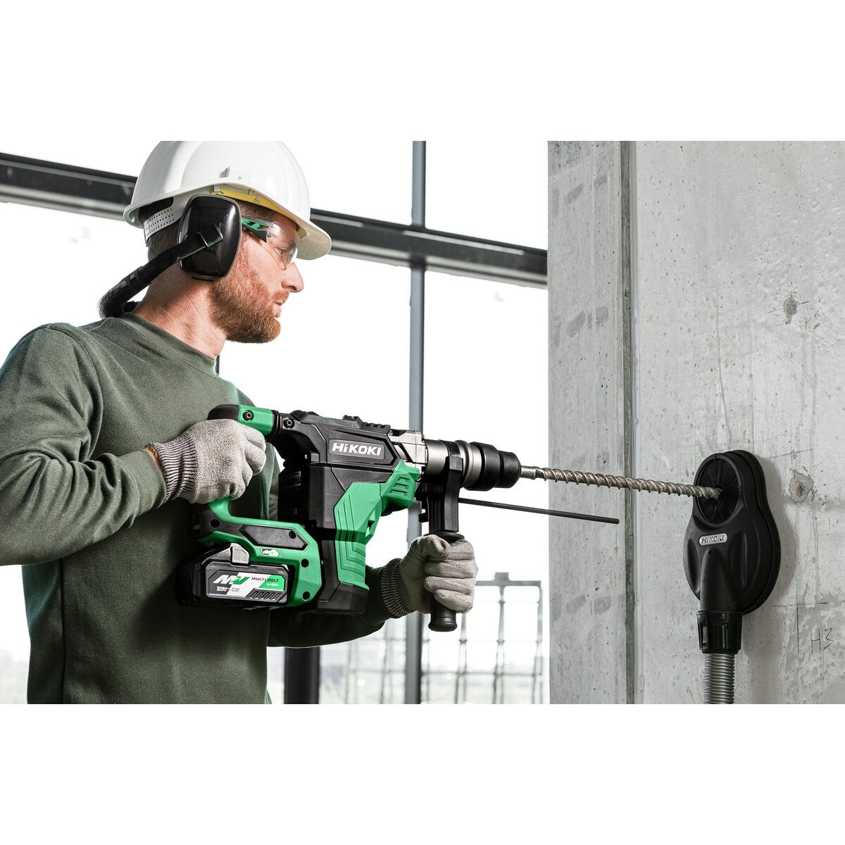 Hikoki DH36DMAW2Z - Martillo perforador de batería SDS-max DH36DMAW2Z