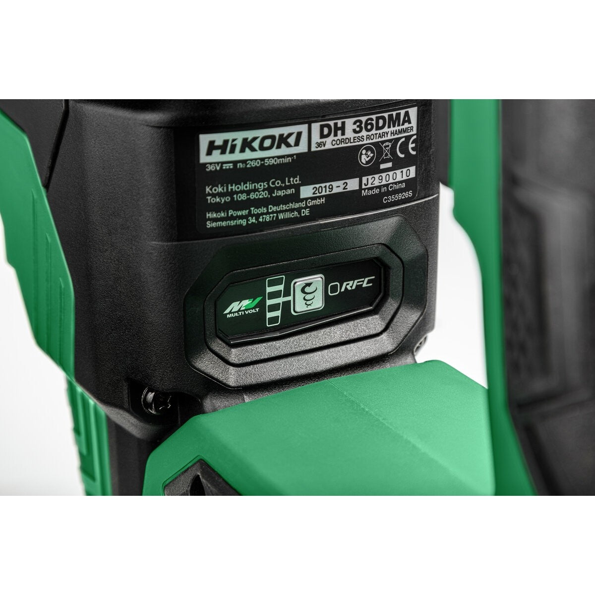 Hikoki DH36DMAW2Z - Martillo perforador de batería SDS-max DH36DMAW2Z