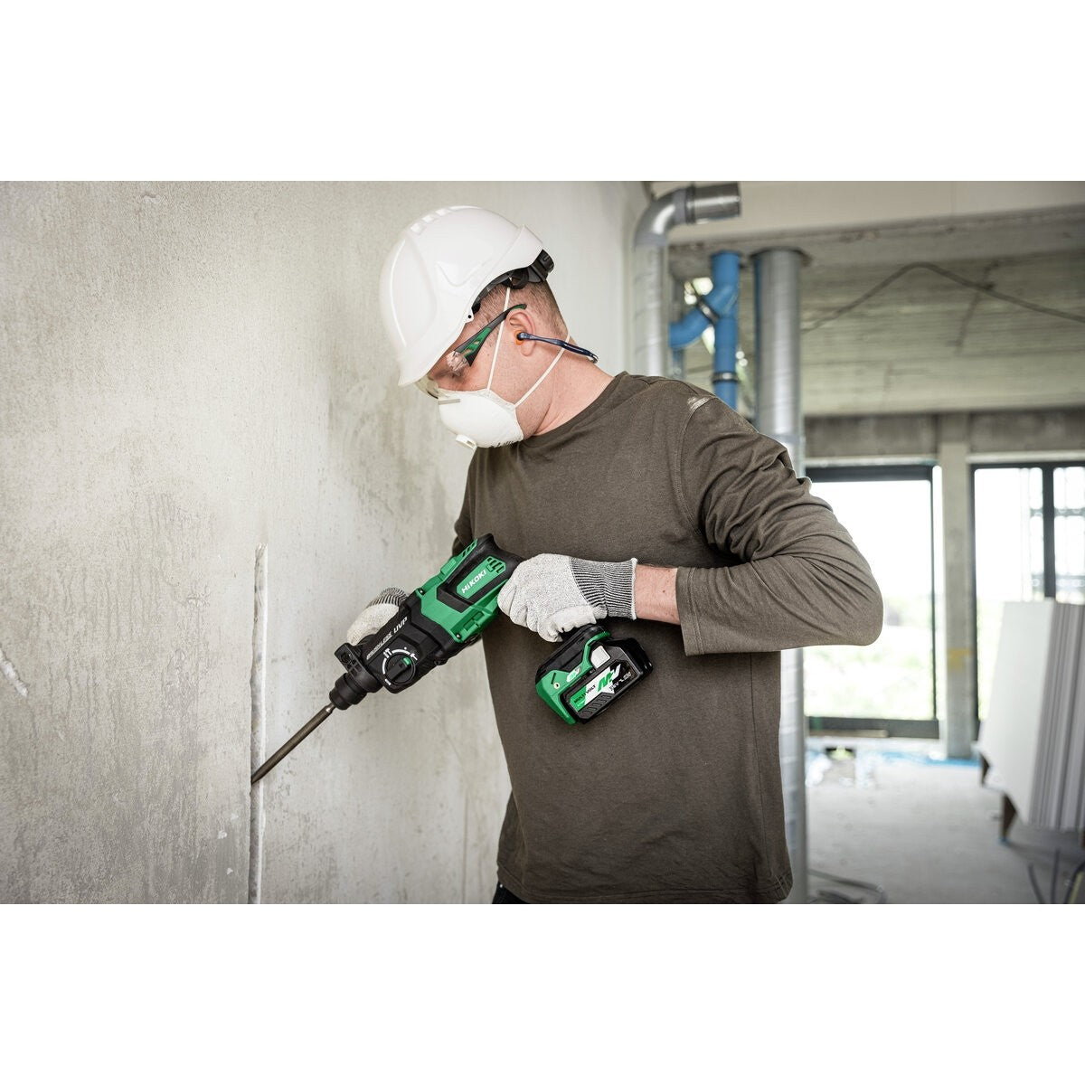 Hikoki DH36DPEW2Z - Martillo perforador de batería SDS-plus DH36DPEW2Z