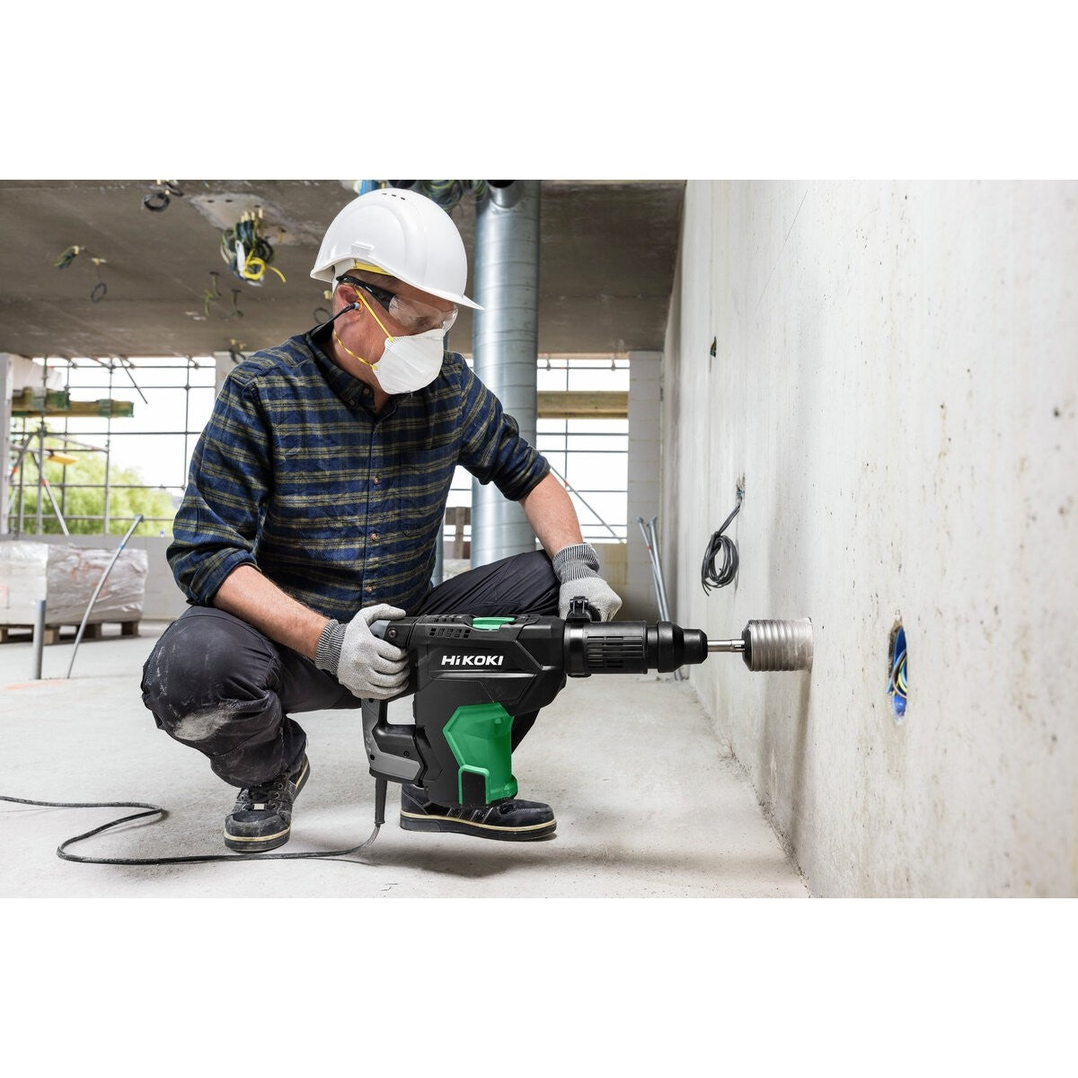Hikoki DH52MAWSZ - Martillo perforador SDS-max DH52MAWSZ