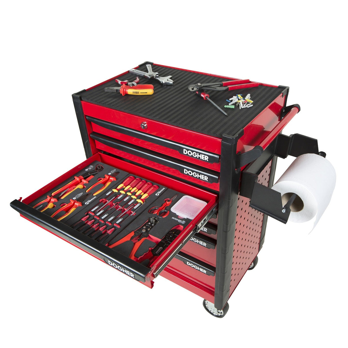 Dogher 025-014 - Carro Metálico MONZA 7 Cajones 678 x 459 x 859
