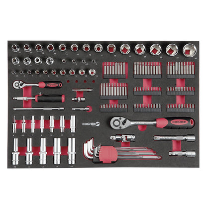 Dogher 025-569 - Carro STD 6 Cajones + 3 Composiciones 211 Herramientas