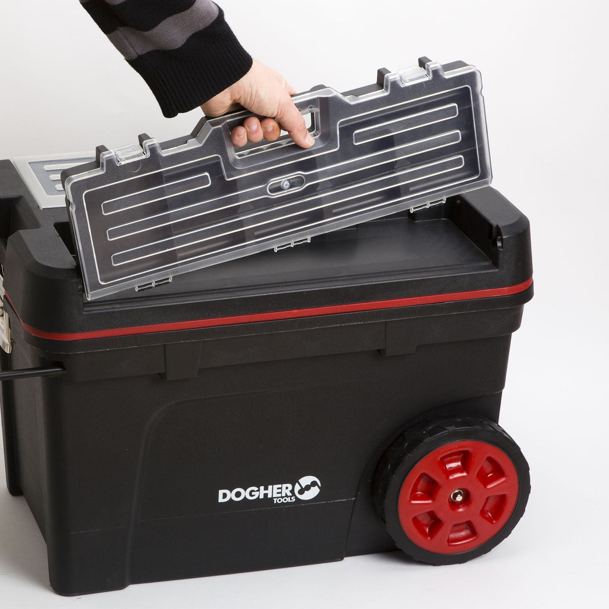 Dogher 051-006 - Caja Herramientas Móvil con Ruedas 620 x 370 x 420 mm