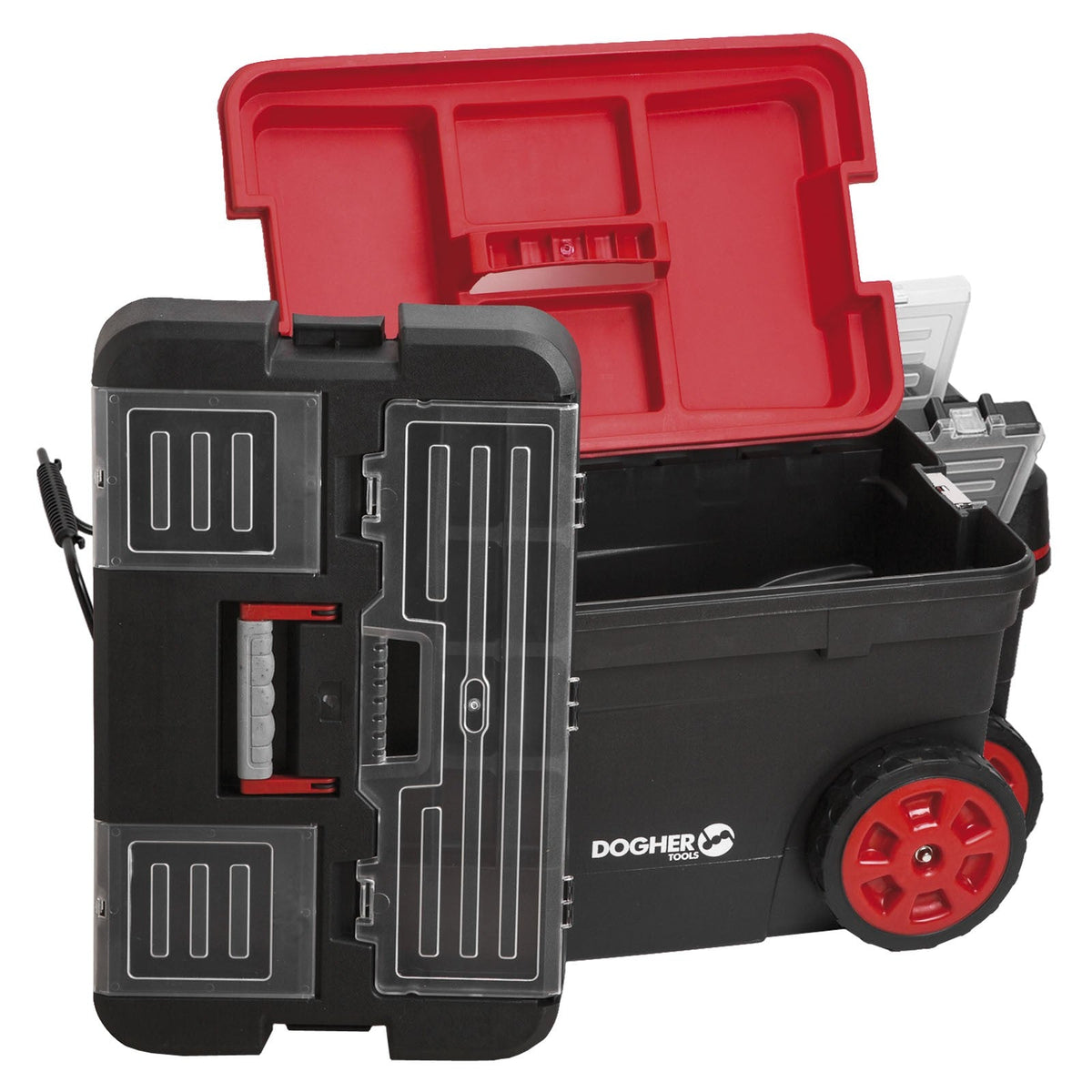 Dogher 051-006 - Caja Herramientas Móvil con Ruedas 620 x 370 x 420 mm
