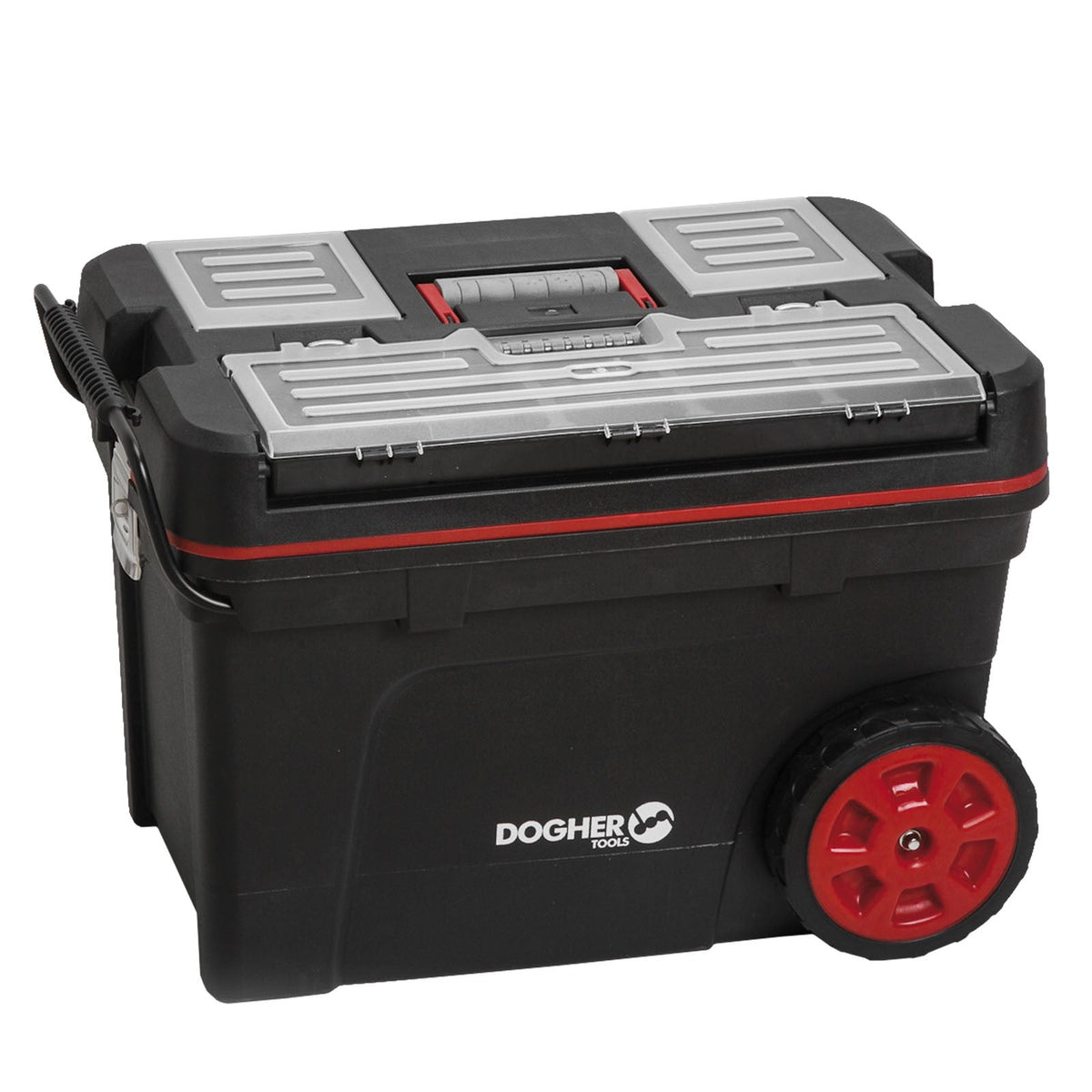 Dogher 051-006 - Caja Herramientas Móvil con Ruedas 620 x 370 x 420 mm