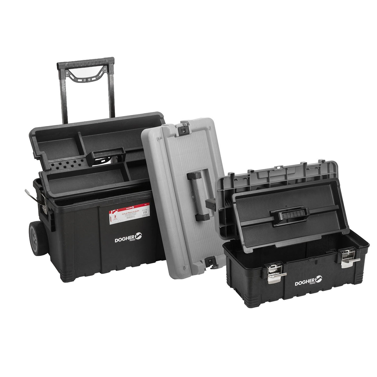 Dogher 051-007 - Caja Herramientas Móvil 2 Módulos 750 x 650 x 440 mm