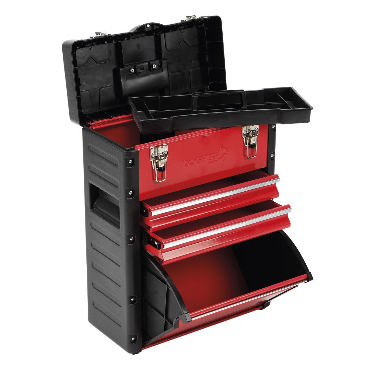 Dogher 051-008 - Trolley Integral 410 x 265 x 550 mm 2 Cajones + 1 Arcón