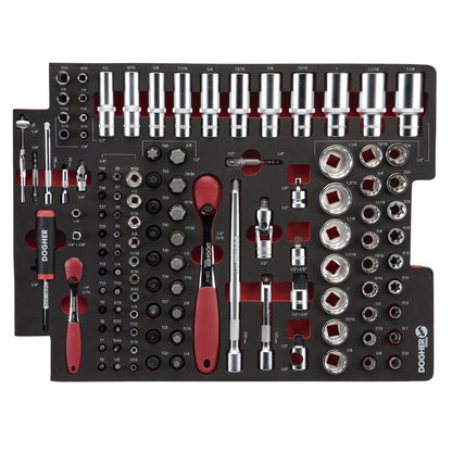 Dogher 051-514 - Trolley GOBOX Hermético + 196 Herramientas Mecánico SAE