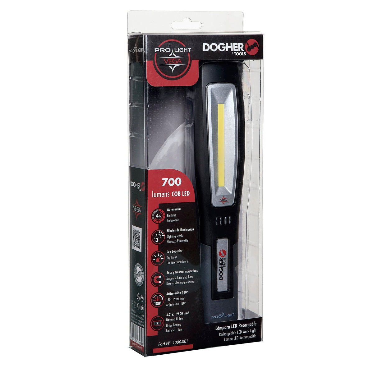 Dogher 1000-001 - Lámpara PROLIGHT VEGA 700 Lumen COB LED