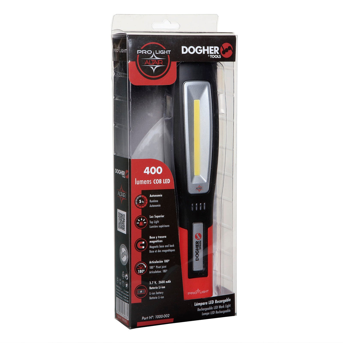 Dogher 1000-002 - Lámpara PROLIGHT ALTAIR 400 Lumen COB LED