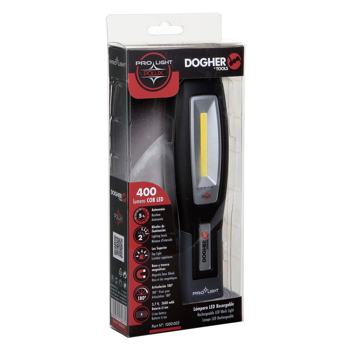 Dogher 1000-003 - Lámpara PROLIGHT POLUX 450 Lumen COB LED