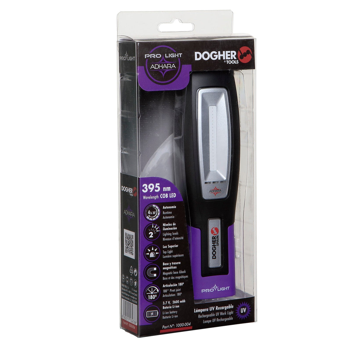 Dogher 1000-004 - Lámpara PROLIGHT ADHARA UV 395 Lumen COB LED